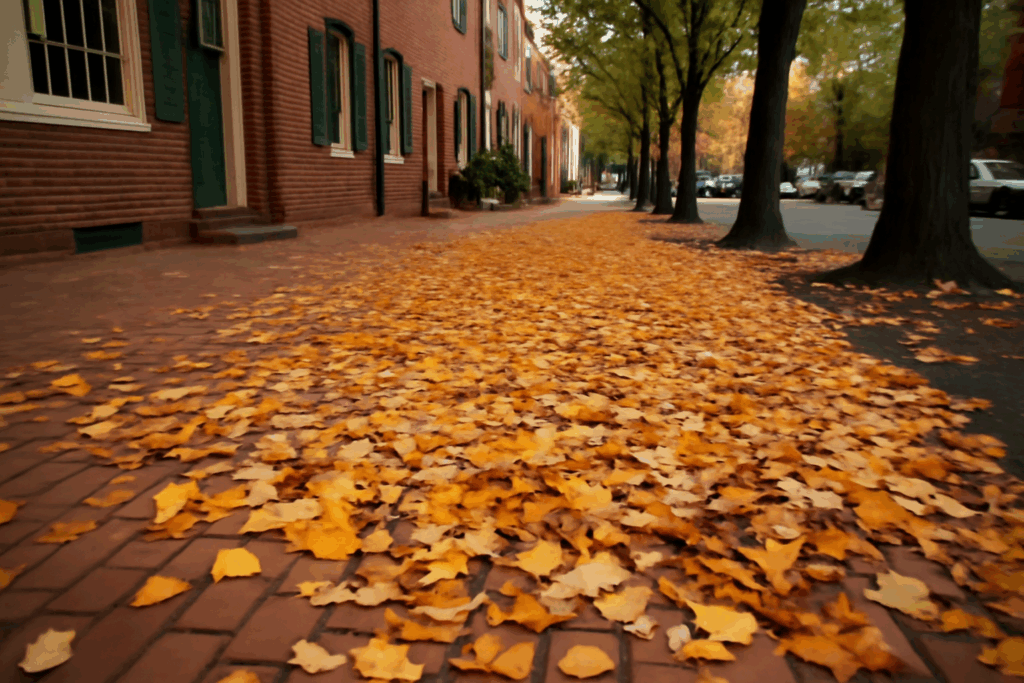 Leaf-Covered Sidewalk Slip-and-Falls in Old Town Alexandria: How to Win These Cases with Proof and Notice
