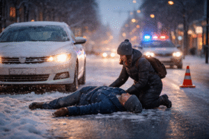 Winter Pedestrian Accidents: Why Drivers and Walkers Share Blame