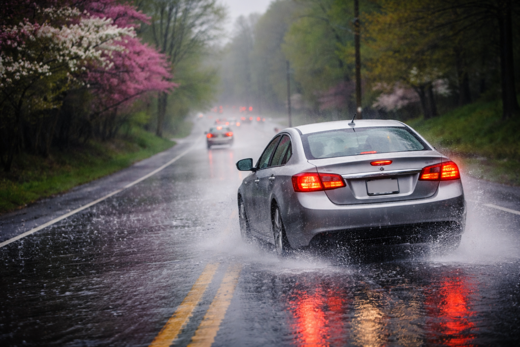 Rainy Spring Roads and Car Accidents: How Fault Is Determined in Virginia